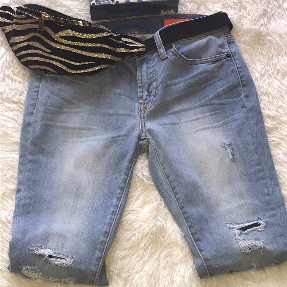 Jean Shop Destroyed Denim Jeans - Picture 12 of 16
